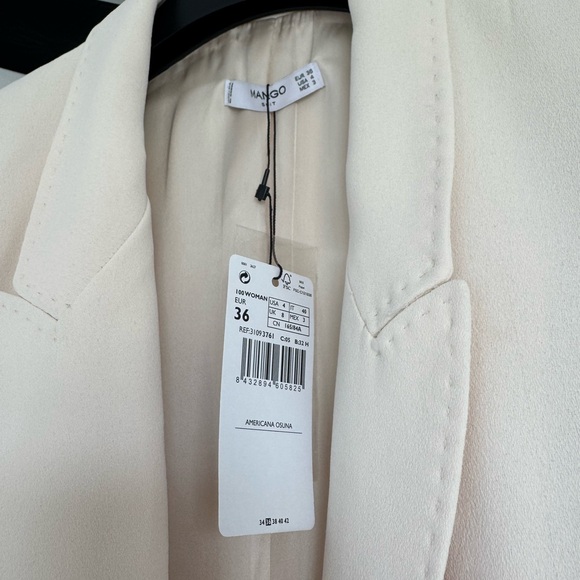 NWT Mango Blazer size 4 - Picture 3 of 3